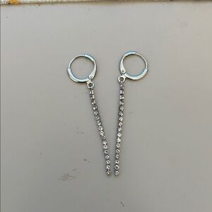 Elegant Silver Drop Earrings